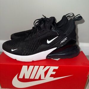 Nike 270 Big Kids Black Sneakers